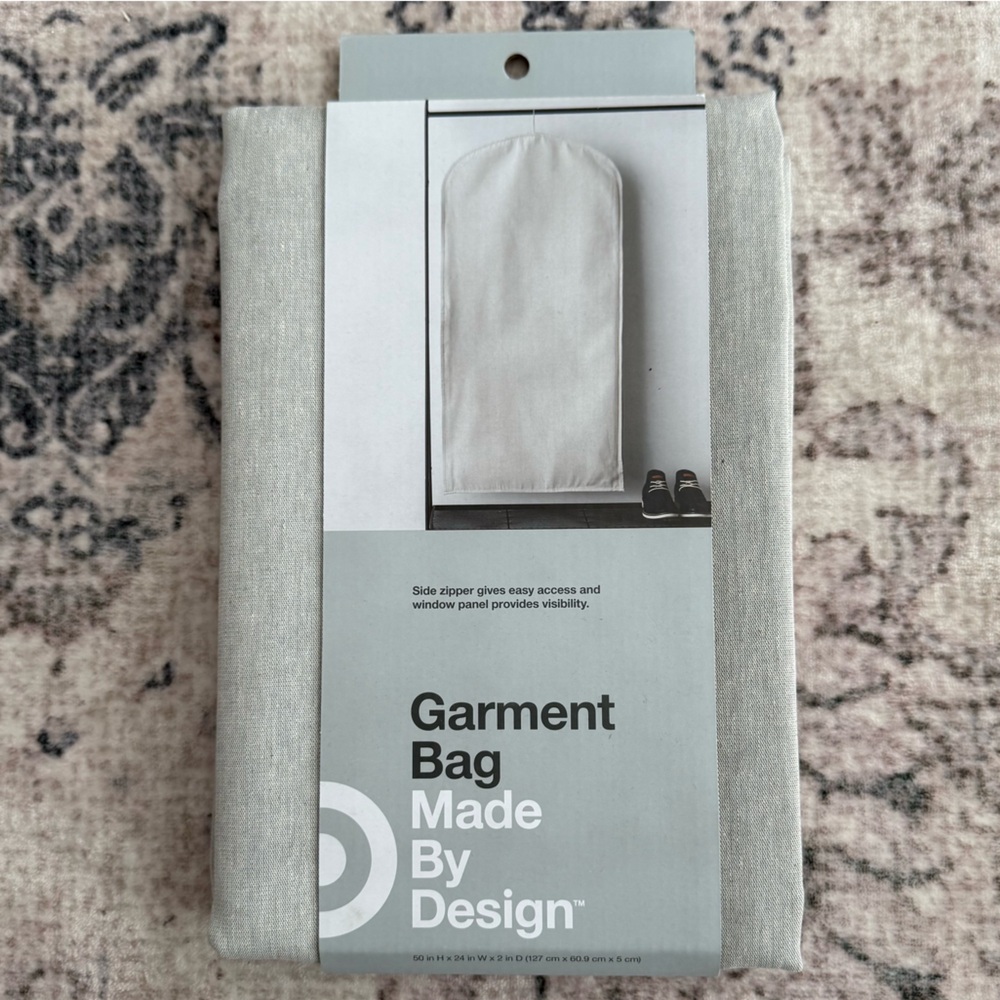 Made By Design Gray Garment Bag